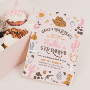 Girl's Western Invitation   Cowgirl Invitation