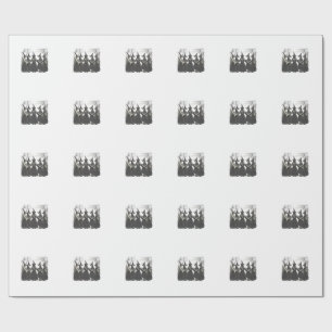 Girls Will Be Girl Feminism Women Empowerement  Wrapping Paper