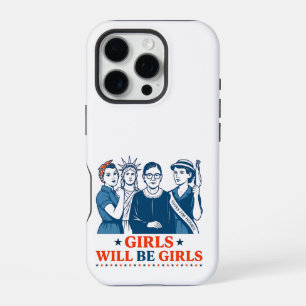 Girls Will Be Girls Patriotic Feminist 4th of July iPhone 16 Pro Case