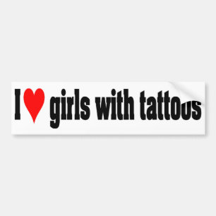 Girls With Tattoos Bumper Sticker