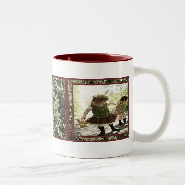Girls with Teddy Mug (Right)