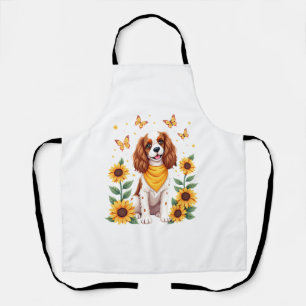 Girls Women Mom Cavalier King Charles Spaniel Dog Apron