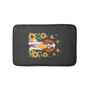 Girls Women Mom Cavalier King Charles Spaniel Dog Bath Mat