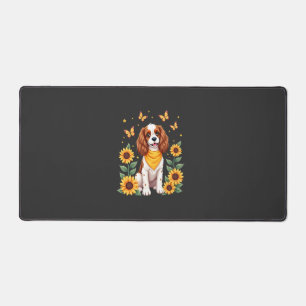 Girls Women Mom Cavalier King Charles Spaniel Dog Desk Mat