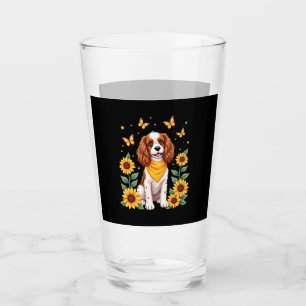 Girls Women Mom Cavalier King Charles Spaniel Dog  Glass