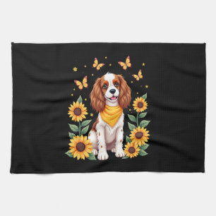 Girls Women Mom Cavalier King Charles Spaniel Dog  Tea Towel