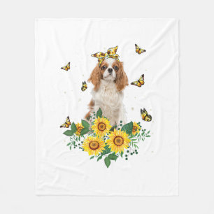 Girls Women Mum Cavalier King Charles Spaniel Dog  Fleece Blanket