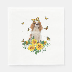 Girls Women Mum Cavalier King Charles Spaniel Dog Napkin