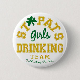 GirlsDrinkingTeam 6 Cm Round Badge