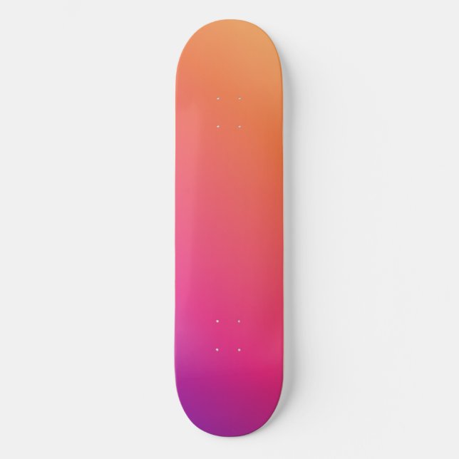 Girly Aesthetic Colourful Skateboard (Front)