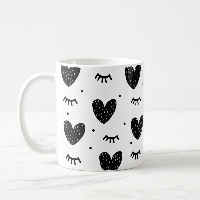 Girly Arts for Hearts Heart Health Clipart Heart  Coffee Mug (Left)