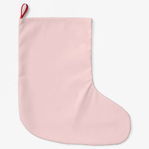 Girly Blush Pink Large Christmas Stocking