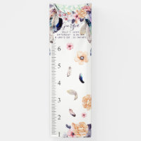 Girly Boho Dreamcatcher | Vinyl Growth Chart