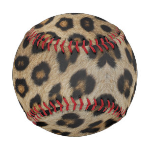 Girly chic leopard fur animal print pattern trendy baseball