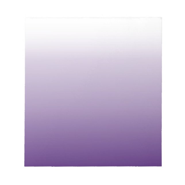 Girly Chic minimalist ombre lilac lavender purple Notepad (Front)