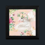Girly Chic Watercolor Floral Unicorn Personalised Gift Box<br><div class="desc">This modern design features a pretty unicorn with a crown of watercolor flowers. Personalised with your name by editing the text in the text box provided. #unicorns #unicorn #unicornparty #unicornlove #unicornsarereal #unicornlover #unicornlife #unicornlovers #love #unicornstuff #christmas #unicorndreams #unicornvibes #unicornstyle #loveunicorns #cute #unicorngirl #unicornmagic #smallbusiness #iloveunicorns #unicornday #unicorngift #unicorngifts #birthday #horse...</div>