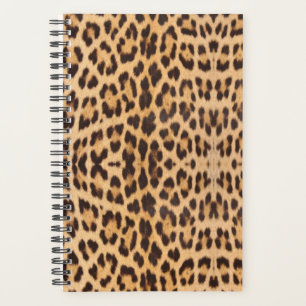 girly chic wild safari animal leopard planner