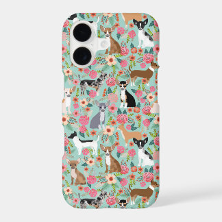 Girly Chihuahua Vintage Floral Pattern
