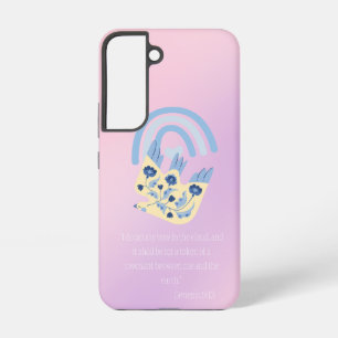 Girly Christian Folk Art Dove Colourful Rainbow Samsung Galaxy Case