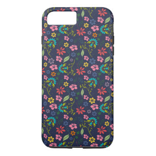 Girly Colourful Bohemian Spring Flowers iPhone 8 Plus/7 Plus Case