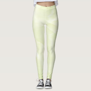 Girly Cool Green  Marble Texture Leggings