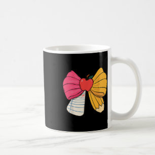 Girly Coquette Bow Pencil Teacher Student Back To Coffee Mug