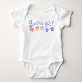 Girly-Cue Flower Girl Baby Bodysuit