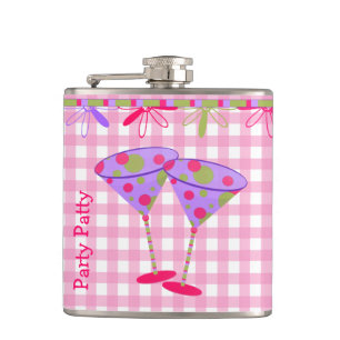 Girly Custom Party Flask