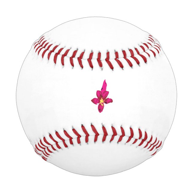 Girly Design, Light Gold, Purplish Red Baseball (Front)