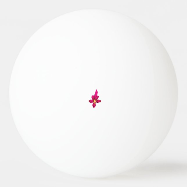 Girly Design, Light Gold, Purplish Red Ping Pong Ball (Front)