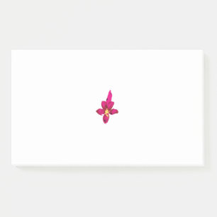 Girly Design, Light Gold, Purplish Red Post-it Notes