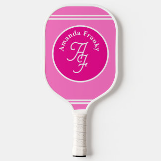 girly design pinky personalised pickleball paddle