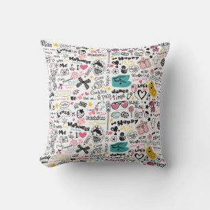 Girly Doodles Cushion