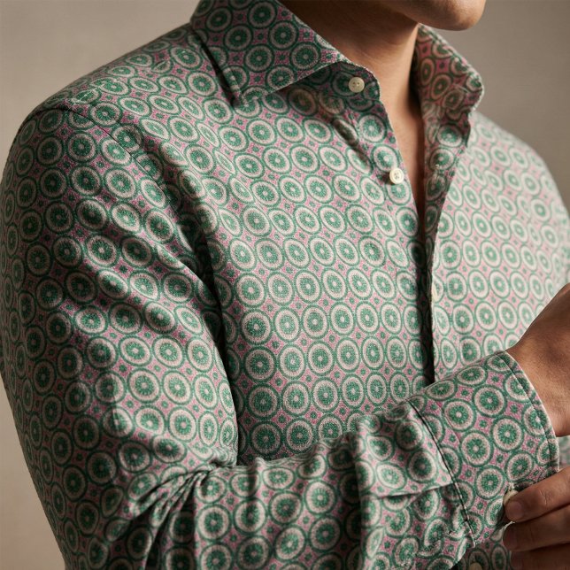 Girly Elegant Colourful Mosaic Geometric Pattern Fabric (Creator Uploaded)