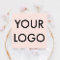 Girly Elegant Logo Professional Blush Pink