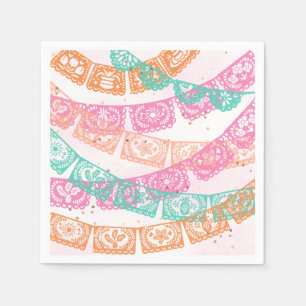 Girly Fiesta Party Napkins