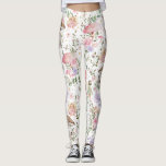 Girly Floral Fairy Enchanted Forest Leggings<br><div class="desc">This girly legging features a group of cute and playful fairies surrounded by whimsical mushrooms and colourful flowers</div>