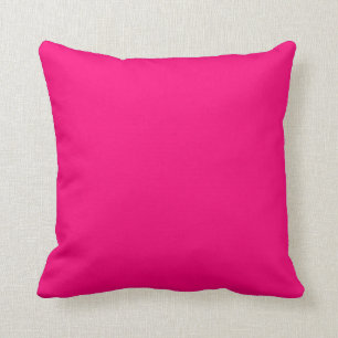 Girly Fuchsia Hot Pink Custom Friendly Decor Cushion