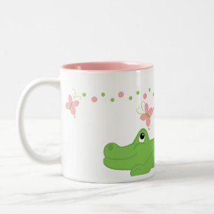GIrly Gator Two-Tone Coffee Mug
