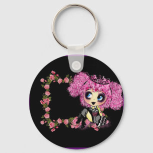 Girly Gifts Harajuku Girl style Key Ring