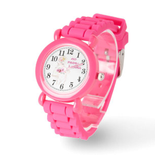Girly Girls No Prob-Llama Pink Watch