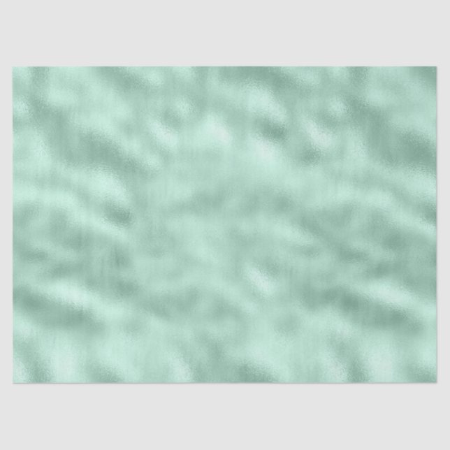 Girly Glam Mint Tissue Paper (Front)