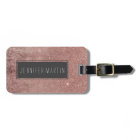 Girly Glam Pink Rose Gold Foil and Glitter Mesh