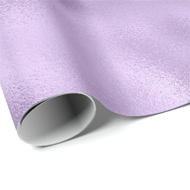 Girly Glam Purple Wrapping Paper (Roll Corner)