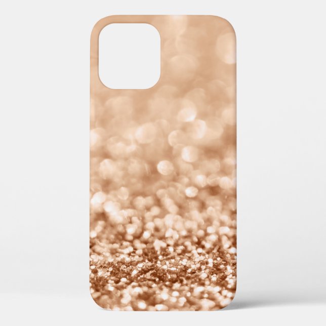 Girly Gold Glitter Sparkles Case-Mate iPhone Case (Back)