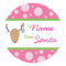 Girly Gril Santa Sticker
