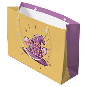 Girly Halloween - Wizard Way to the Sweets Large Gift Bag