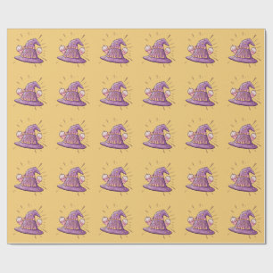Girly Halloween - Wizard Way to the Sweets Wrapping Paper