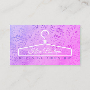 Girly Hanger Business Card