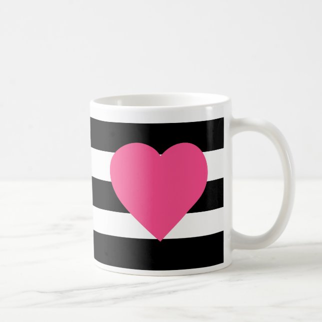 Girly Heart Coffee Mug (Right)